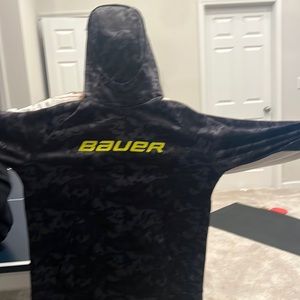 Bauer black camo hoodie